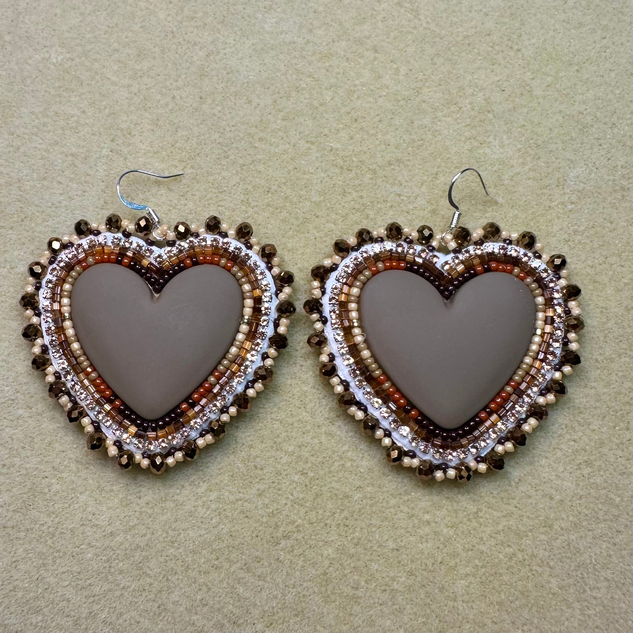 Large Heart Earrings