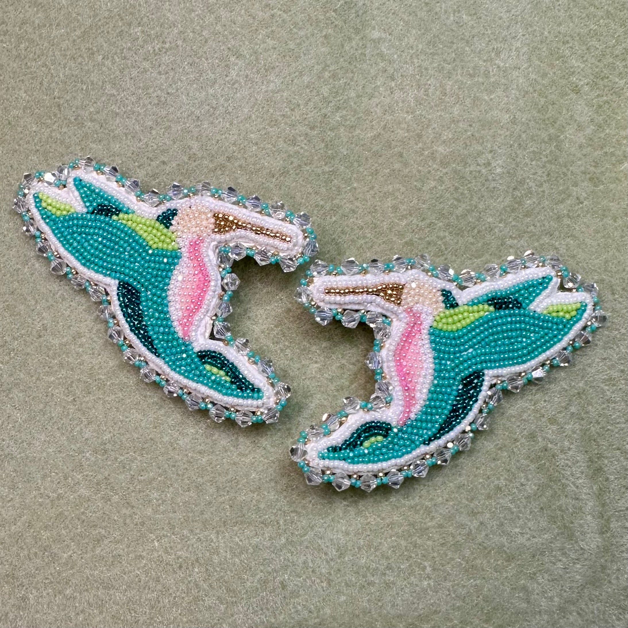 Hummingbird Post Earrings