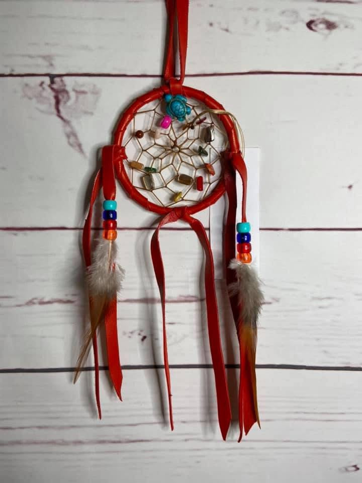 3" Dreamcatcher - Red