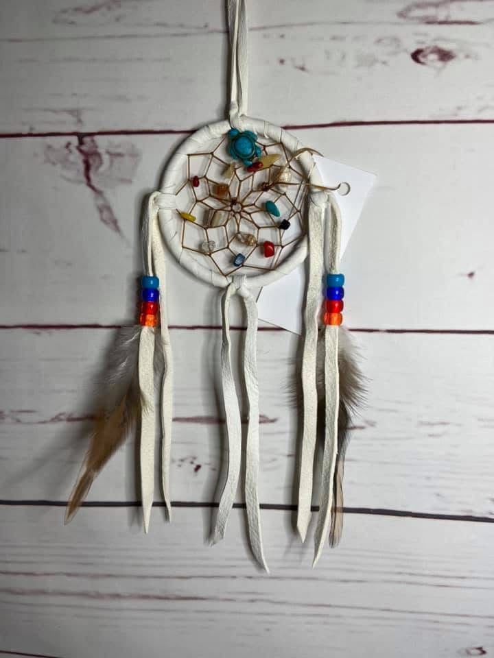 3" Dreamcatcher - White